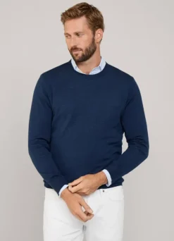 merino wool crew neck jumper