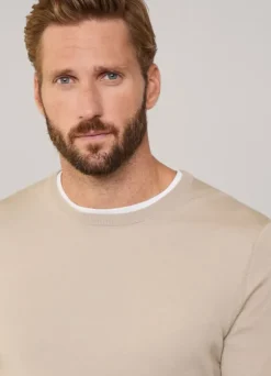 merino wool crew neck jumper