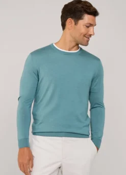merino wool crew neck jumper
