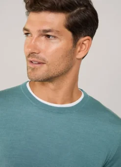 merino wool crew neck jumper