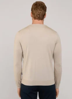 merino wool crew neck jumper