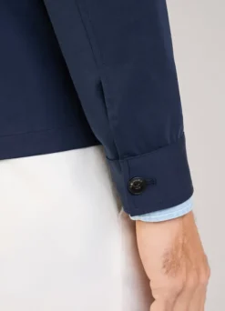 overshirt with flap pockets