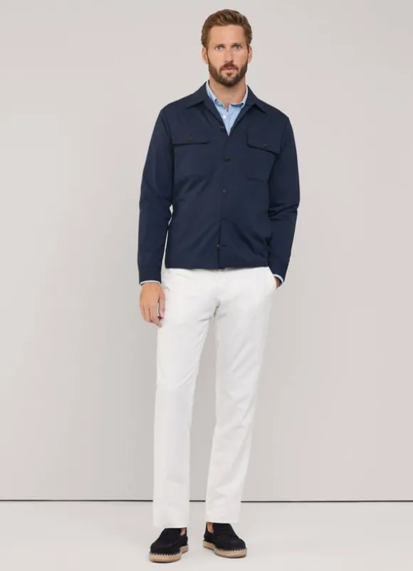 overshirt with flap pockets
