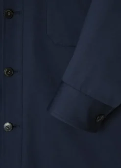 overshirt with flap pockets