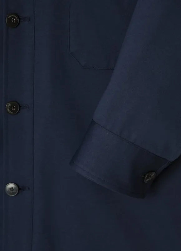 overshirt with flap pockets