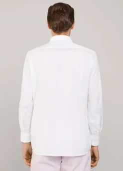 regular fit 120 thread count poplin shirt