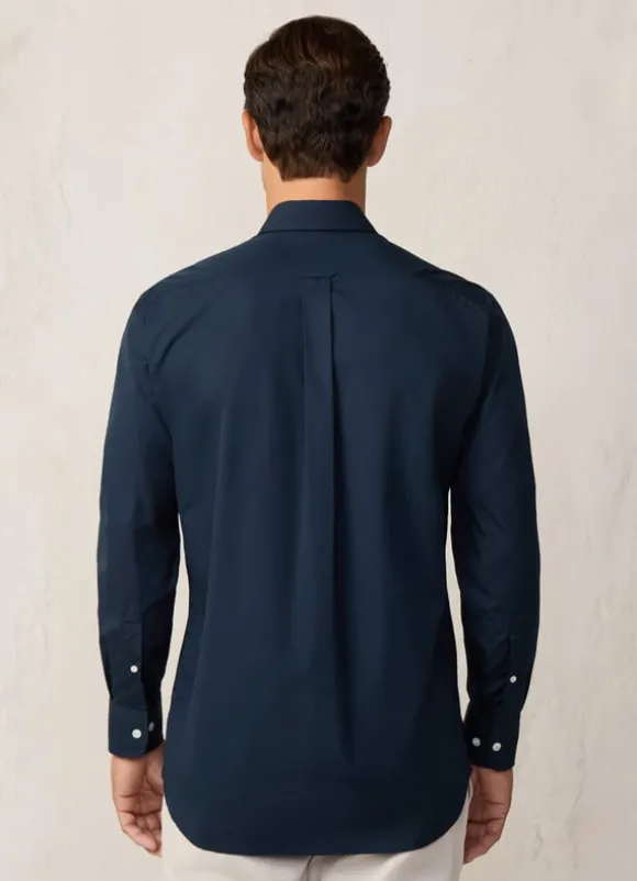regular fit 120 thread count poplin shirt