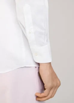 regular fit 120 thread count poplin shirt