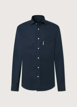 regular fit 120 thread count poplin shirt