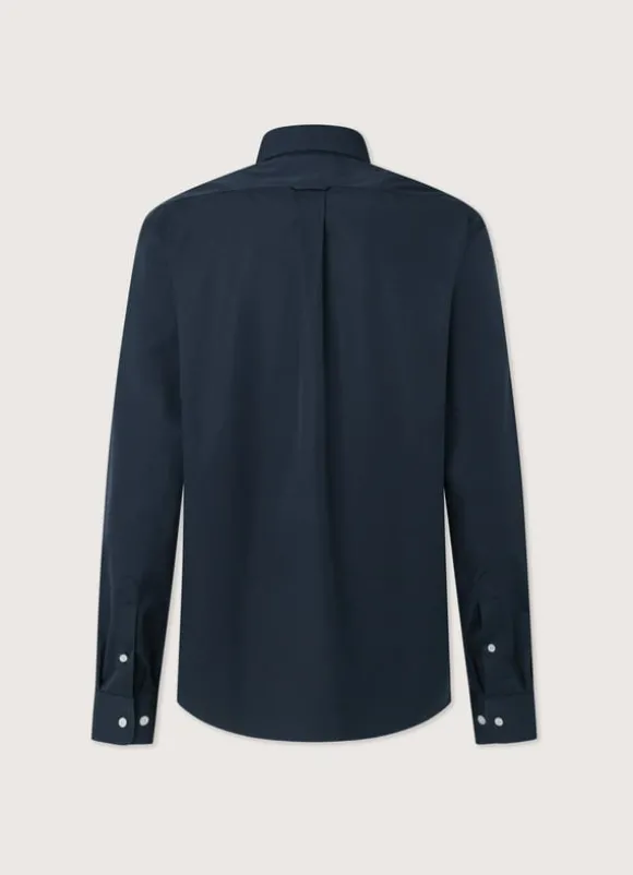 regular fit 120 thread count poplin shirt
