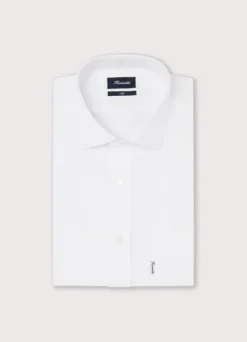 regular fit 120 thread count poplin shirt