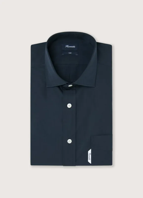 regular fit 120 thread count poplin shirt