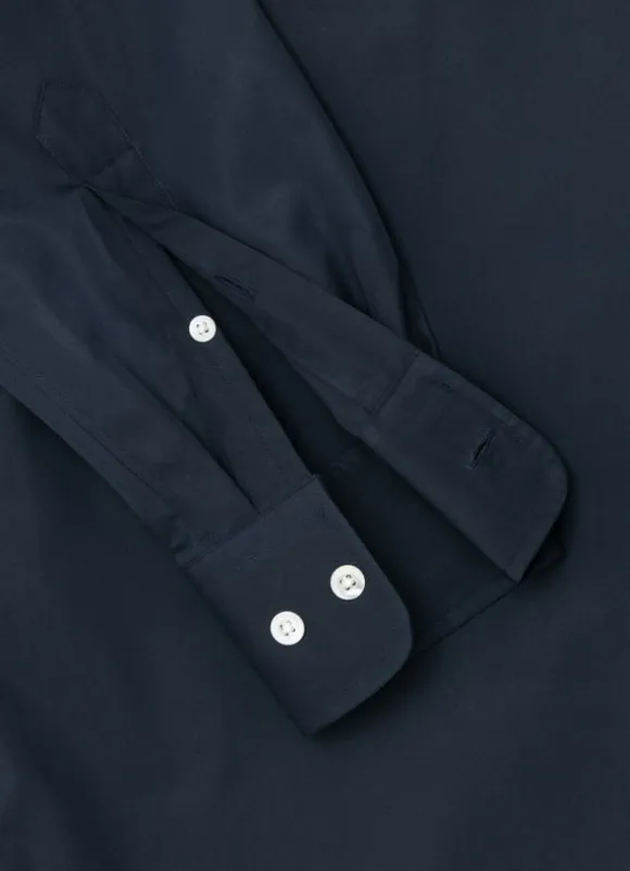 regular fit 120 thread count poplin shirt