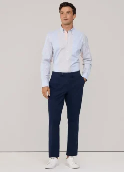 regular fit bayadere striped oxford shirt