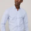 regular fit bengal striped oxford shirt