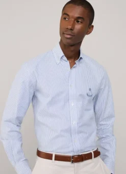 regular fit bengal striped oxford shirt