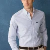 regular fit bengal striped oxford shirt