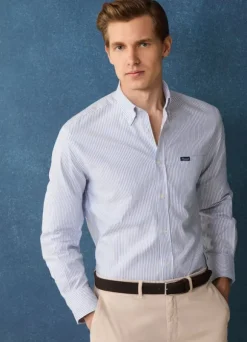 regular fit bengal striped oxford shirt