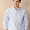 regular fit bengal striped oxford shirt