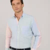 regular fit bengal striped oxford shirt