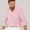 regular fit bengal striped seersucker shirt