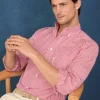 regular fit bengal striped poplin shirt