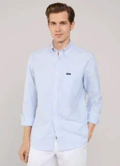 regular fit bengal striped oxford shirt