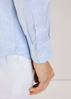 regular fit bengal striped oxford shirt
