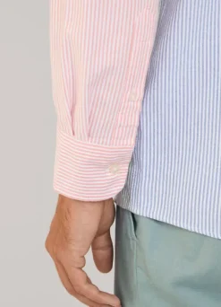regular fit bengal striped oxford shirt