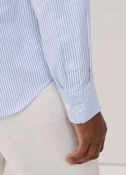regular fit bengal striped oxford shirt