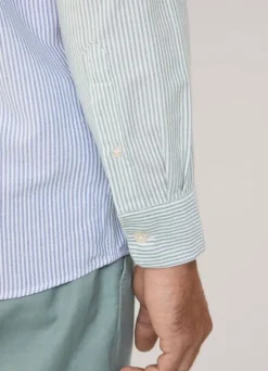 regular fit bengal striped oxford shirt