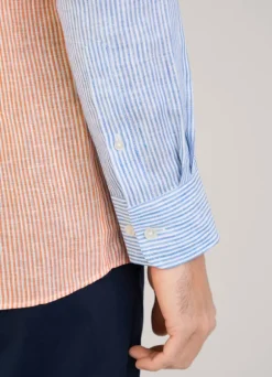 regular fit bengal striped shirt