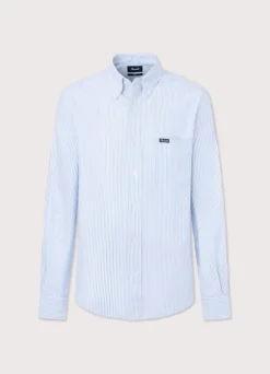 regular fit bengal striped oxford shirt