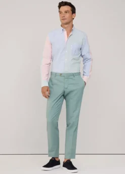 regular fit bengal striped oxford shirt