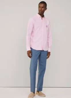 regular fit bengal striped oxford shirt