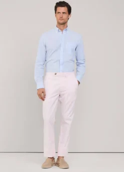 regular fit bengal striped seersucker shirt