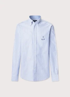regular fit bengal striped oxford shirt