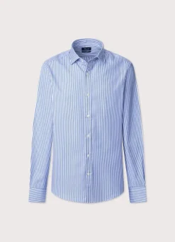 regular fit bengal striped poplin shirt
