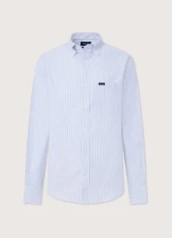 regular fit bengal striped oxford shirt