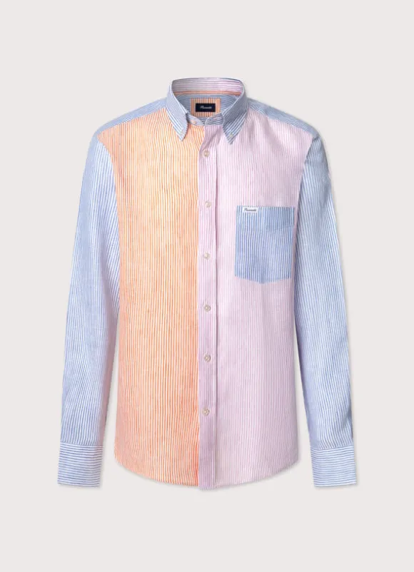 regular fit bengal striped shirt
