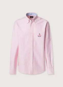 regular fit bengal striped oxford shirt