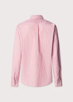 regular fit bengal striped seersucker shirt