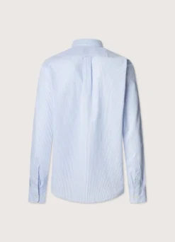 regular fit bengal striped seersucker shirt