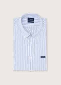 regular fit bengal striped oxford shirt