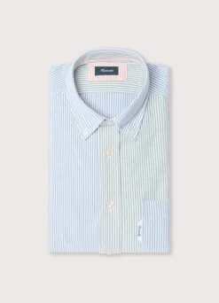 regular fit bengal striped oxford shirt