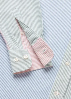 regular fit bengal striped oxford shirt