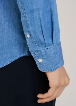 regular fit chambray shirt