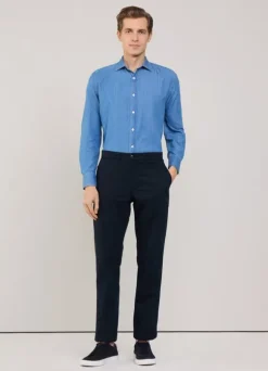 regular fit chambray shirt