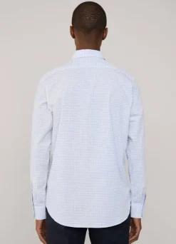 regular fit check poplin shirt