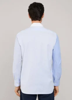 regular fit colour block oxford shirt